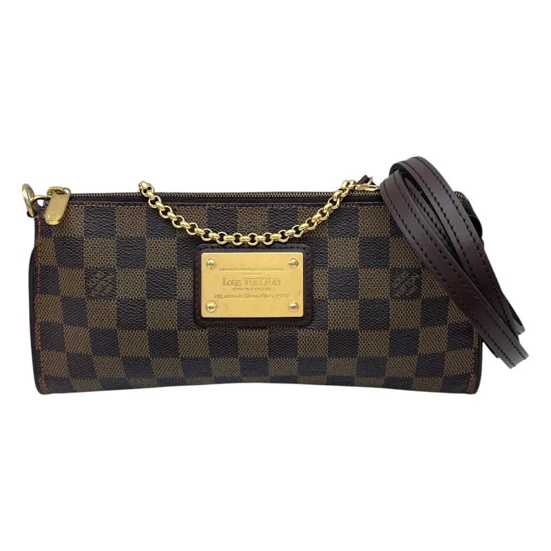 LOUIS VUITTON SOPHIE BROWN DAMIER SHOULDER BAG: LOUIS VUITTON Sophie Brown Damier Shoulder Bag Brand: LOUIS VUITTON Type/Style: Handbag Material: Damier Color: Brown Size: W: 25cm / H: 12cm / D: 1cm / Shoulder: 115cm Accessories: None