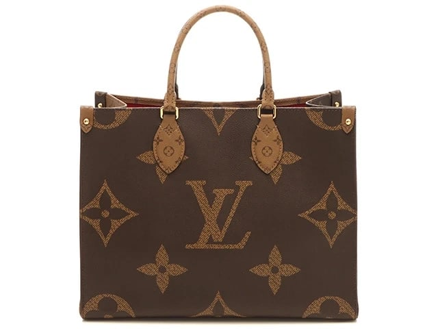 LOUIS VUITTON ON THE GO MM MONOGRAM GIANT REVERSE TOTE BAG (1 of 6)