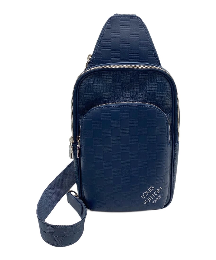 LOUIS VUITTON AVENUE SLING BAG DAMIER INFINI: LOUIS VUITTON Avenue Sling Bag Damier Infini Brand: LOUIS VUITTON Type/Style: Handbag Material: none Color: Blue Size: W:19cm / D:4cm Accessories: None Accessories Notice: When purchasing