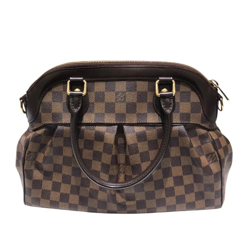 LOUIS VUITTON TREVI PM BROWN DAMIER HANDBAG: Louis Vuitton Trevi PM Brown Damier Handbag Brand: LOUIS VUITTON Type/Style: Handbag Material: Damier Color: Brown Size: W: 35cm / H: 26cm / D: 14cm / Shoulder: 68cm Accessories: None Acce