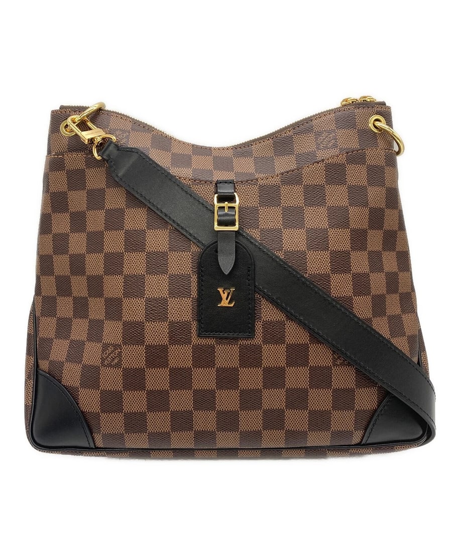 LOUIS VUITTON DAMIER ODEON MM: LOUIS VUITTON Damier Odeon MM Brand: LOUIS VUITTON Type/Style: Handbag Material: none Color: Brown Size: H:26cm / W:31.5cm / D:8cm Accessories: None Accessories Notice: When purchasing pre