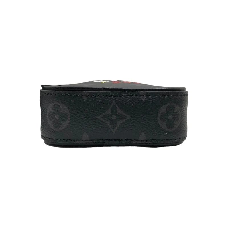 LOUIS VUITTON DANUBE BLACK MONOGRAM ECLIPSE SHOULDER BAG - 4