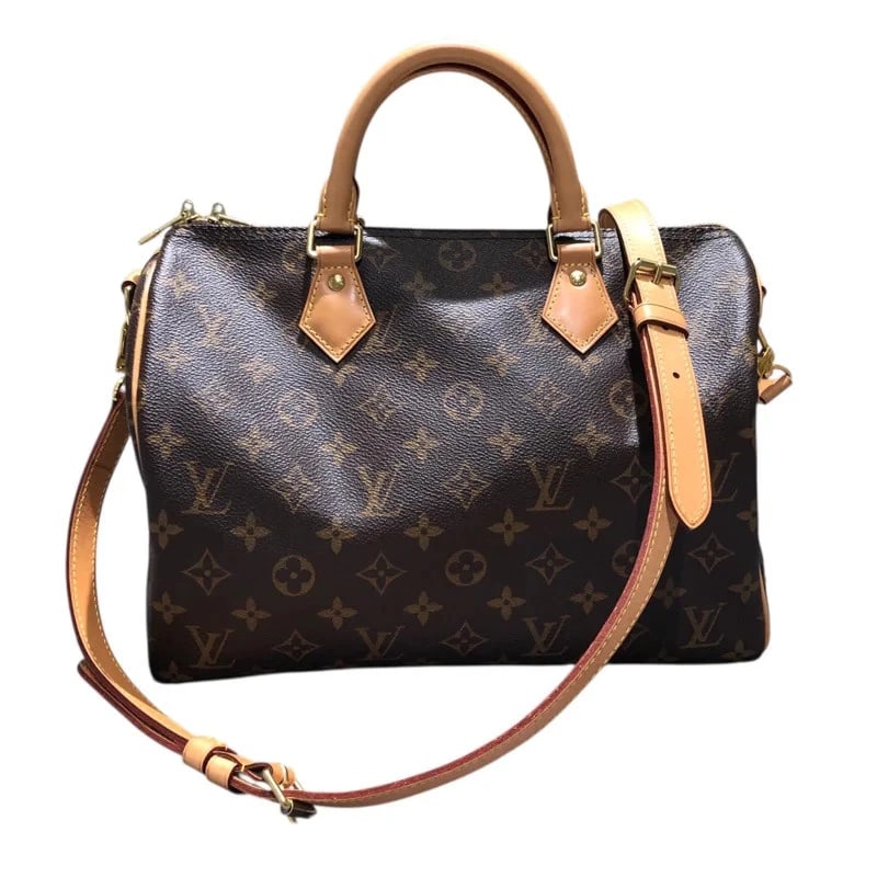 LOUIS VUITTON SPEEDY BANDOULIERE 30 BROWN MONOGRAM CANVAS (1 of 8)