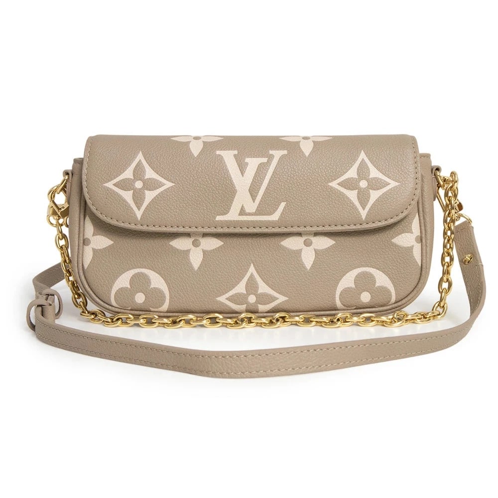 LOUIS VUITTON ON MY SIDE MONOGRAM EMPREINTE TURTLEDOVE BEIGE: LOUIS VUITTON On My Side Monogram Empreinte Turtledove Beige Brand: LOUIS VUITTON Type/Style: Handbag Material: Monogram Empreinte Color: Tourterelle X Creme Size: W:23.5cm x H:12cm x D:4.3cm Hand