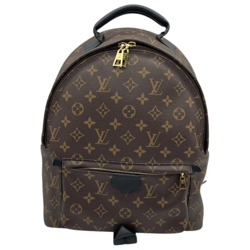 LOUIS VUITTON PALM SPRINGS MM BROWN MONOGRAM CANVAS BACKPACK: Louis Vuitton Palm Springs MM Brown Monogram Canvas Backpack Brand: LOUIS VUITTON Type/Style: Handbag Material: Monogram Canvas Color: Brown Size: W: 28cm / H: 37cm / D: 10cm Accessories: None