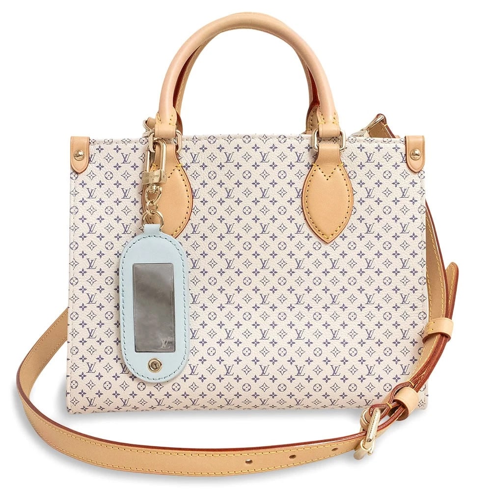 LOUIS VUITTON ONTHEGO PM LV ROMANCE AZUR BLUE (1 of 8)
