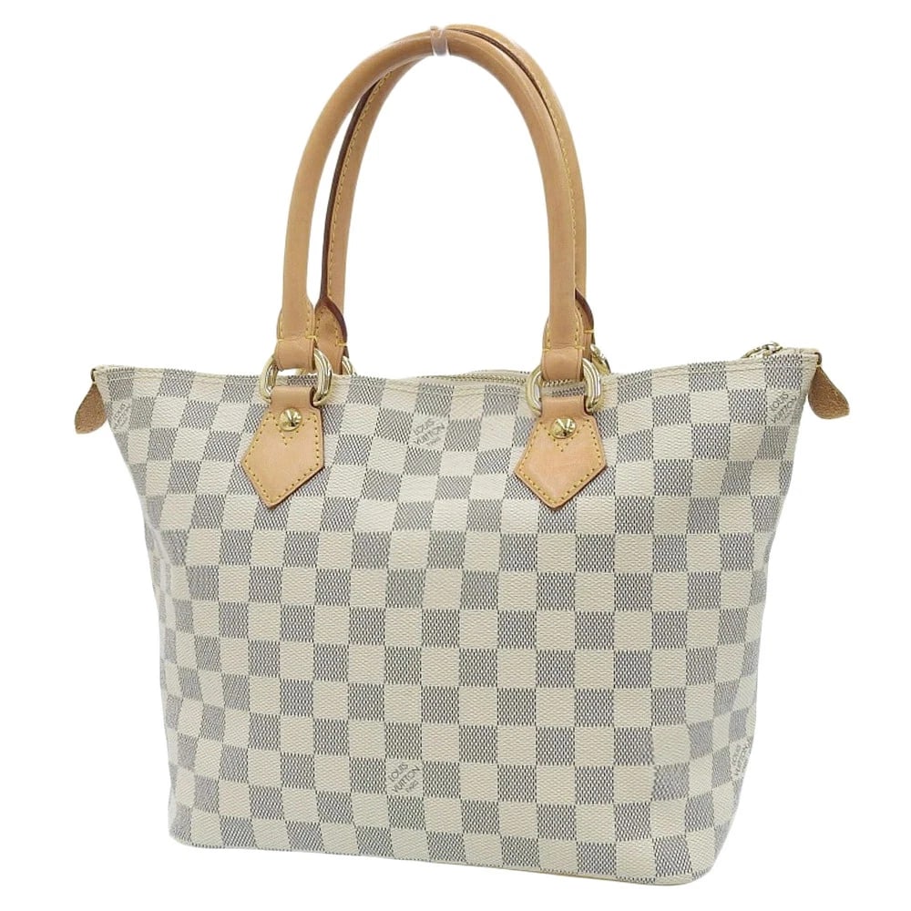 LOUIS VUITTON DAMIER AZUR SALEYA PM TOTE BAG (1 of 8)