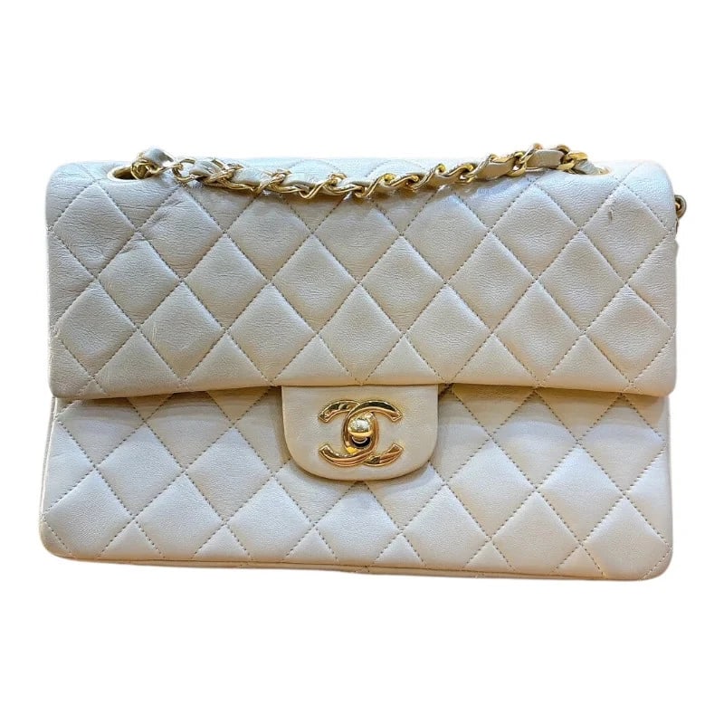 CHANEL MATELASSE CHAIN SHOULDER BAG LAMBSKIN SHOULDER BAG: CHANEL Matelasse Chain Shoulder Bag Lambskin Shoulder Bag Brand: CHANEL Type/Style: Handbag Material: Lambskin Color: None Size: W: 23cm / H: 15cm / D: 7cm / Shoulder: ~84cm Accessories: None