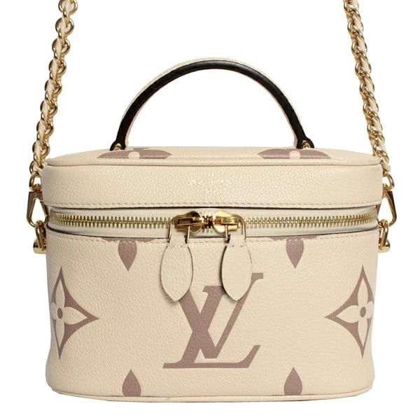 LOUIS VUITTON VANITY PM BI-COLOR MONOGRAM EMPREINTE (1 of 9)