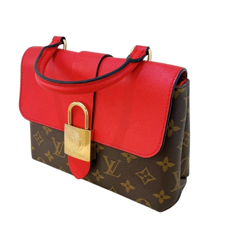 LOUIS VUITTON ROCKY BB BROWN/RED MONOGRAM CANVAS (1 of 11)