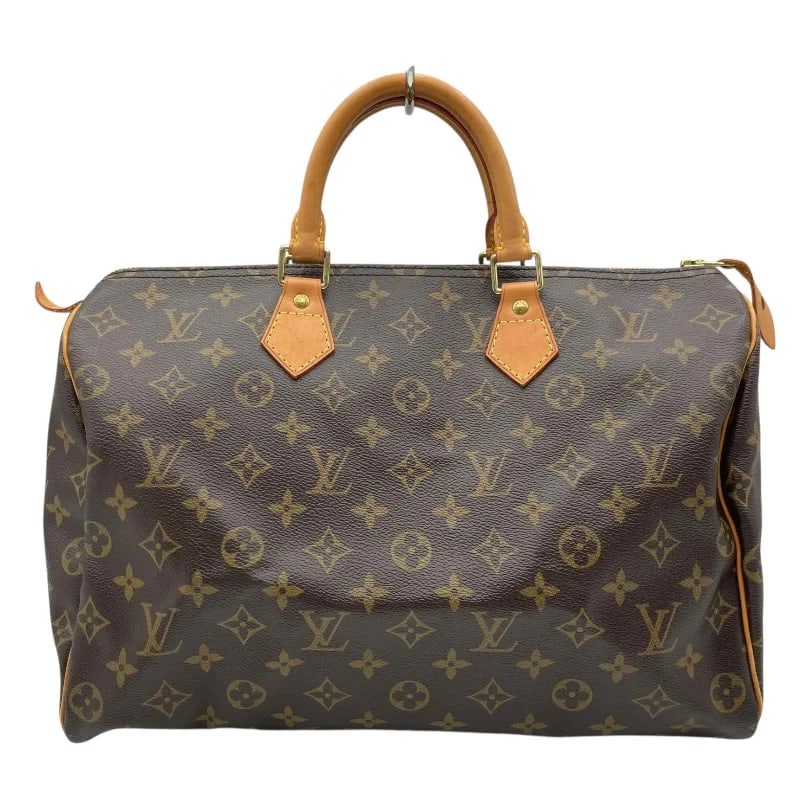 LOUIS VUITTON SPEEDY 35 BROWN MONOGRAM CANVAS (1 of 7)