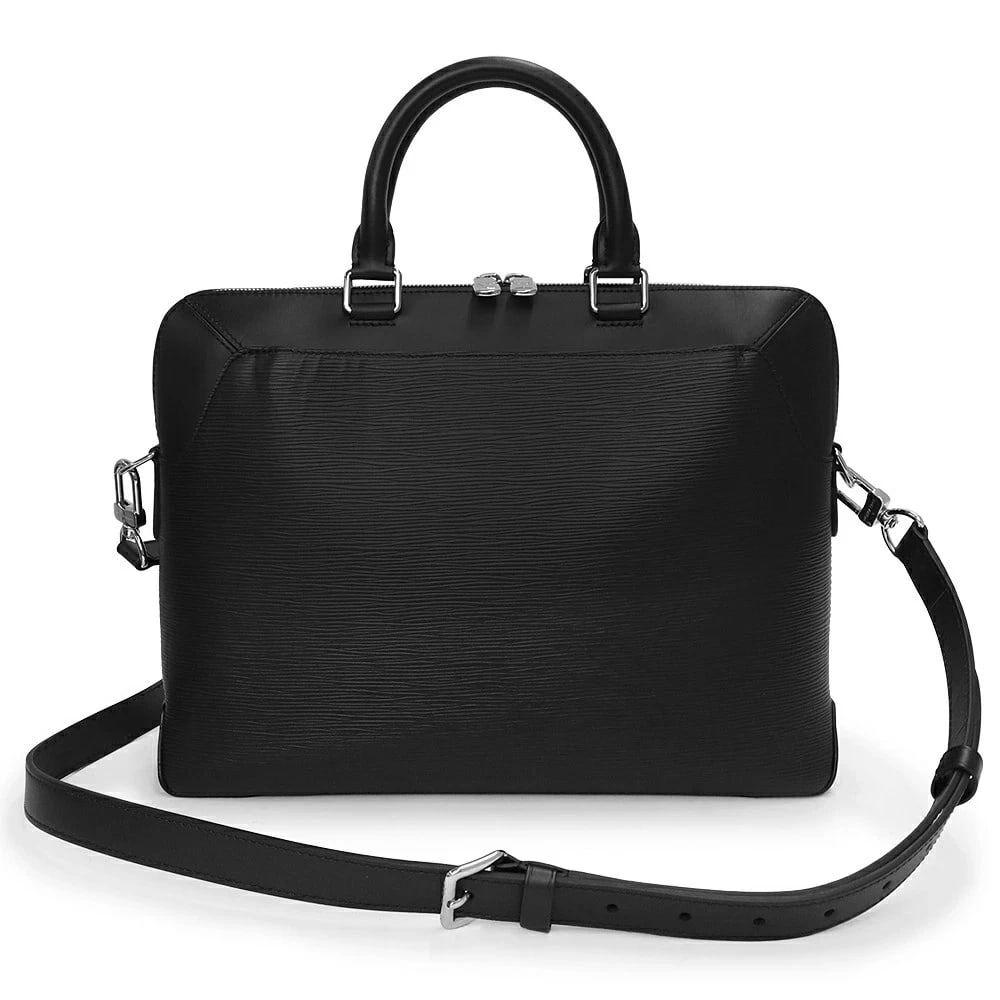 LOUIS VUITTON OLIVER SHOULDER HANDBAG EPI LEATHER BLACK (1 of 10)