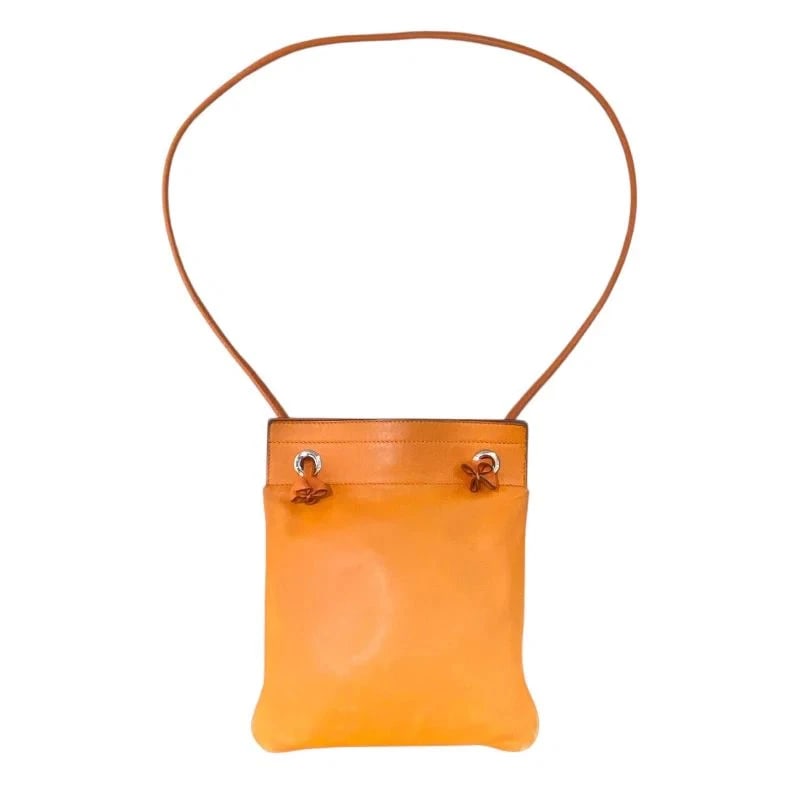 HERMES ALINE MINI D STAMP ORANGE SHOULDER BAG (1 of 11)