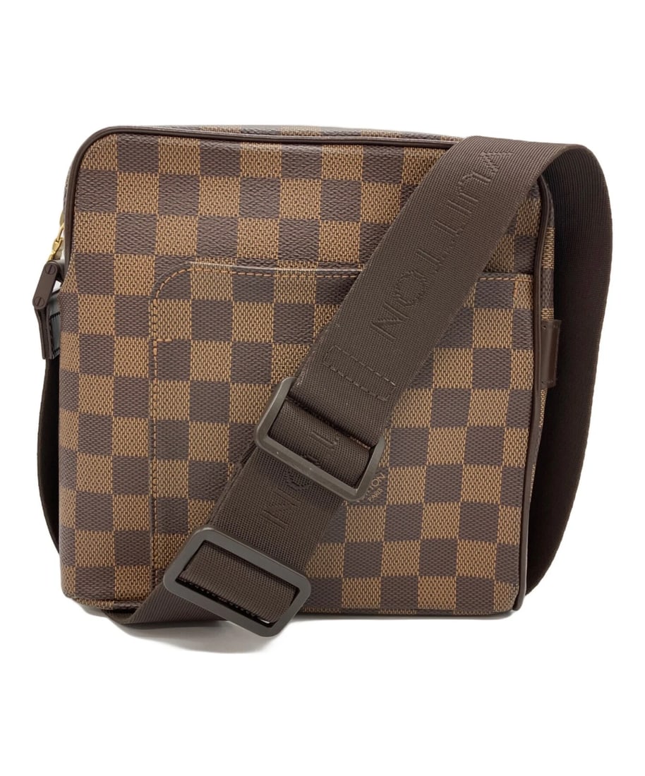 LOUIS VUITTON DAMIER OLAF PM SHOULDER BAG CROSSBODY: LOUIS VUITTON Damier Olaf PM Shoulder Bag Crossbody Brand: LOUIS VUITTON Type/Style: Handbag Material: none Color: Brown Size: H:19.5cm / W:20cm / D:7cm Accessories: None Accessories Notic
