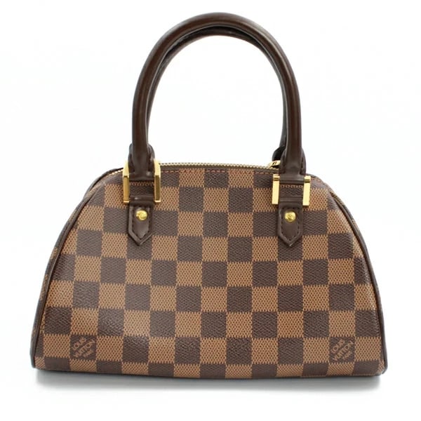 LOUIS VUITTON RIVIERA MINI DAMIER EBENE: Louis Vuitton Riviera Mini Damier Ebene Brand: Louis Vuitton Type/Style: Handbag Material: Damier Color: Brown Size: W:23cm × H:14cm × D:13.5cm Accessories: None Accessories Notice: When p