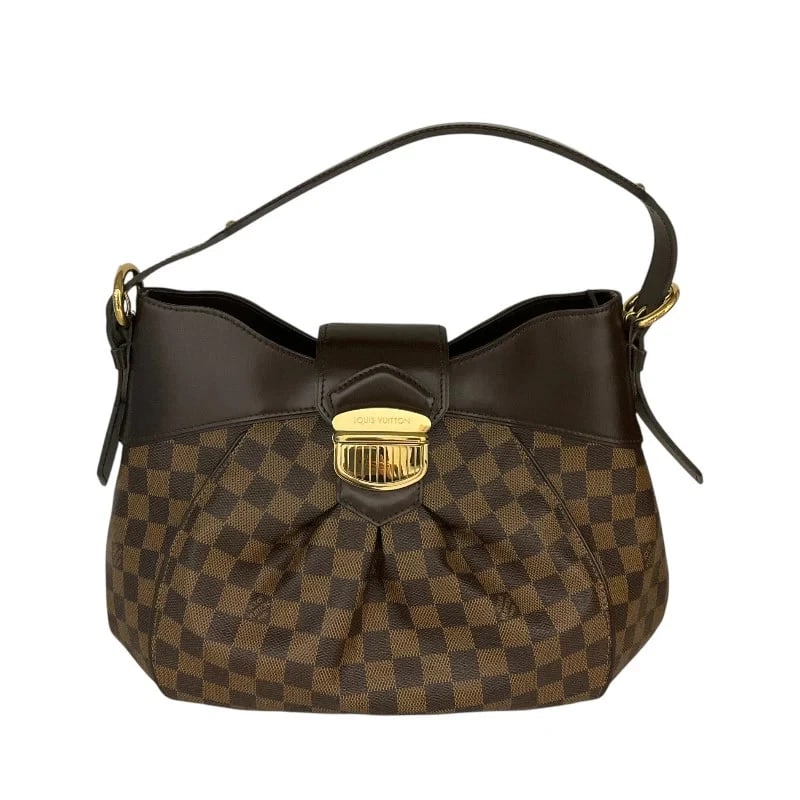 LOUIS VUITTON SISTINA MM BROWN DAMIER CANVAS HANDBAG: LOUIS VUITTON Sistina MM Brown Damier Canvas Handbag Brand: LOUIS VUITTON Type/Style: Handbag Material: Damier Canvas Color: Brown Size: W: 37cm / H: 25cm / D: 16cm / Shoulder: 43-53cm Accessorie