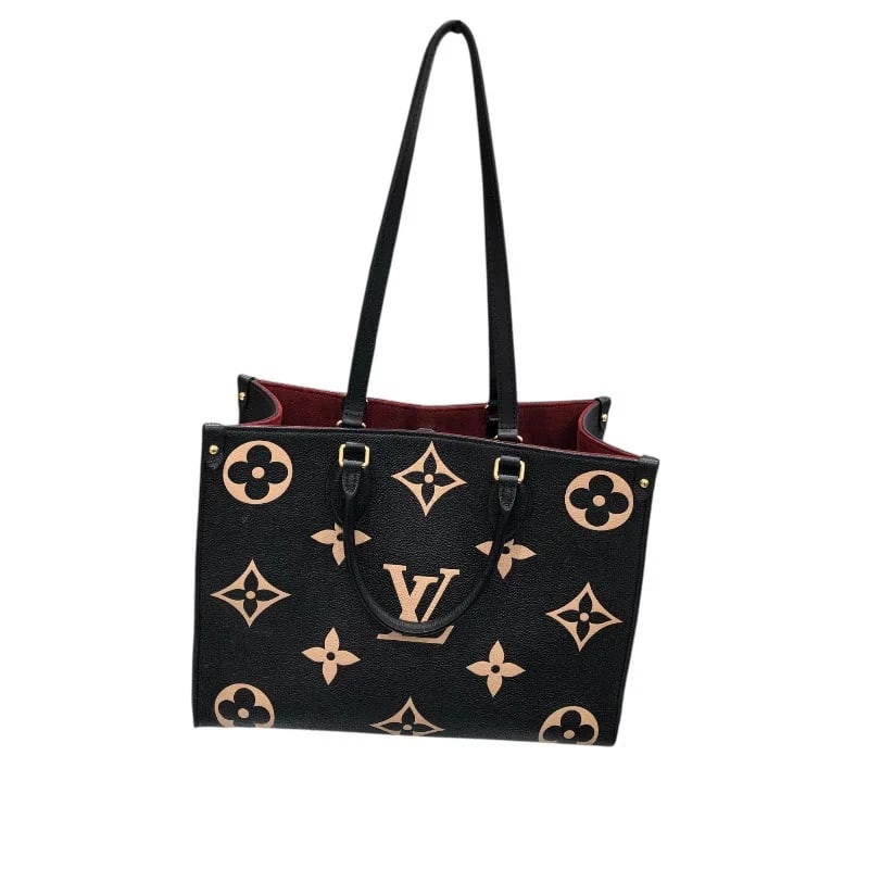 LOUIS VUITTON ONTHEGO MM BLACK BICOLOR MONOGRAM EMPREINTE: LOUIS VUITTON Onthego MM Black Bicolor Monogram Empreinte Brand: LOUIS VUITTON Type/Style: Handbag Material: Two-Tone Monogram Empreinte Color: black Size: W: 34cm / H: 26cm / D: 15cm Accessories