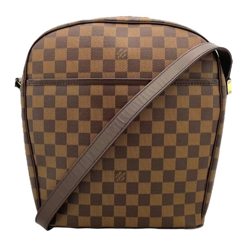 LOUIS VUITTON IPANEMA GM BROWN DAMIER SHOULDER BAG: LOUIS VUITTON Ipanema GM Brown Damier Shoulder Bag Brand: LOUIS VUITTON Type/Style: Handbag Material: Damier Color: Brown Size: W: 22-27cm / H: 30cm / D: 7.5cm / Shoulder: 88cm Accessories: None