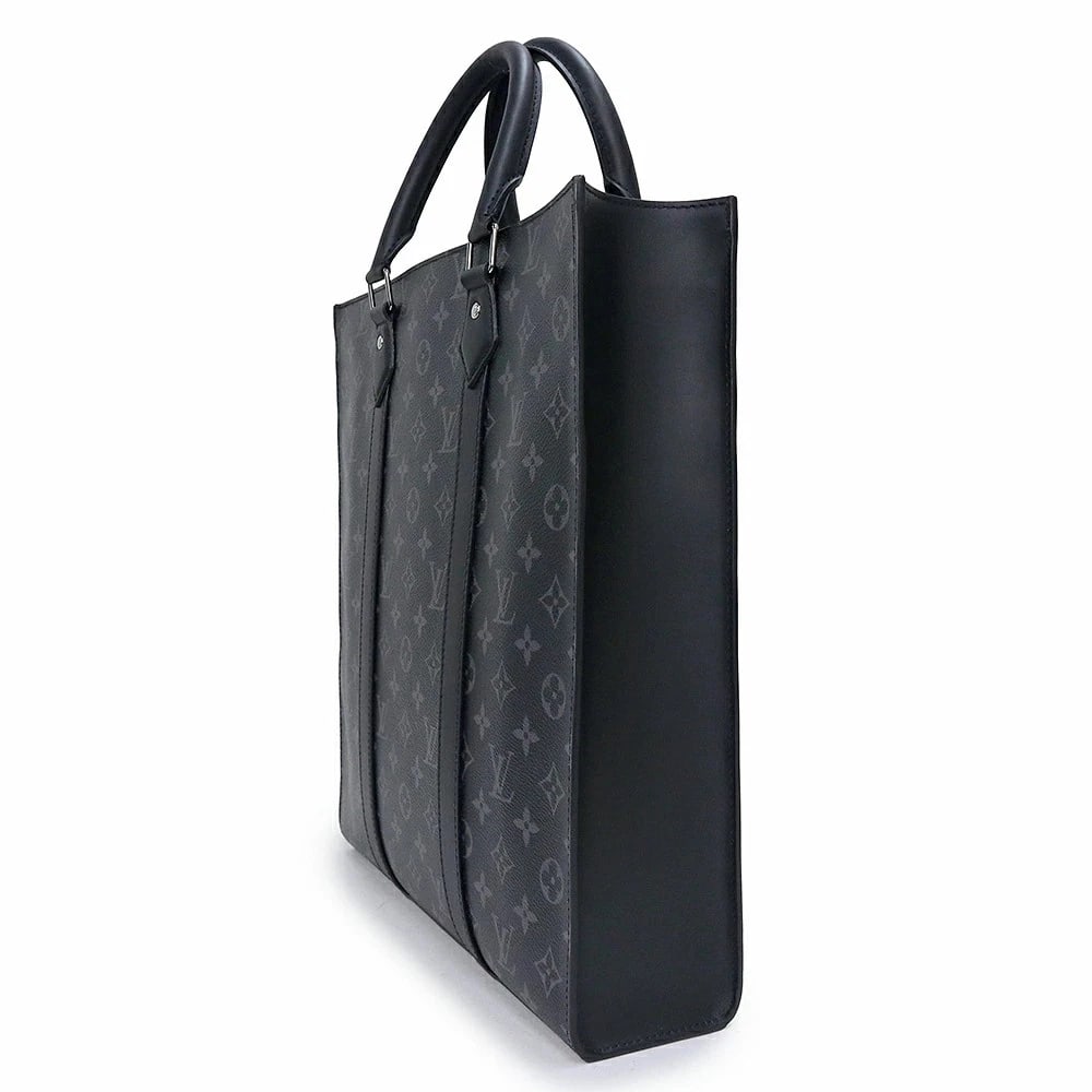 LOUIS VUITTON SAC PLAT MONOGRAM ECLIPSE BLACK - 3
