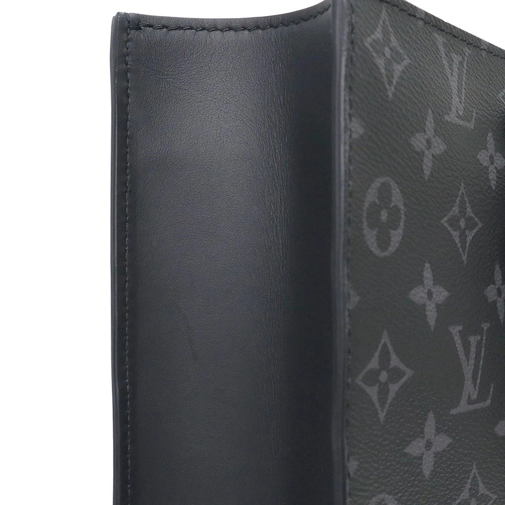 LOUIS VUITTON SAC PLAT MONOGRAM ECLIPSE BLACK - 9