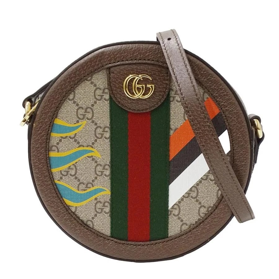 GUCCI OPHIDIA MULTICOLOR SHOULDER BAG IN GG SUPREME CANVAS (1 of 5)