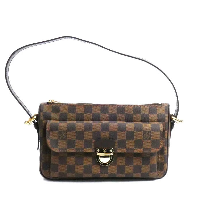 LOUIS VUITTON RAVELLO GM SHOULDER BAG DAMIER BROWN: LOUIS VUITTON Ravello GM Shoulder Bag Damier Brown Brand: LOUIS VUITTON Type/Style: Handbag Material: Damier Canvas Color: Brown Size: W26cm x H15cm x D8cm Accessories: None Accessories No