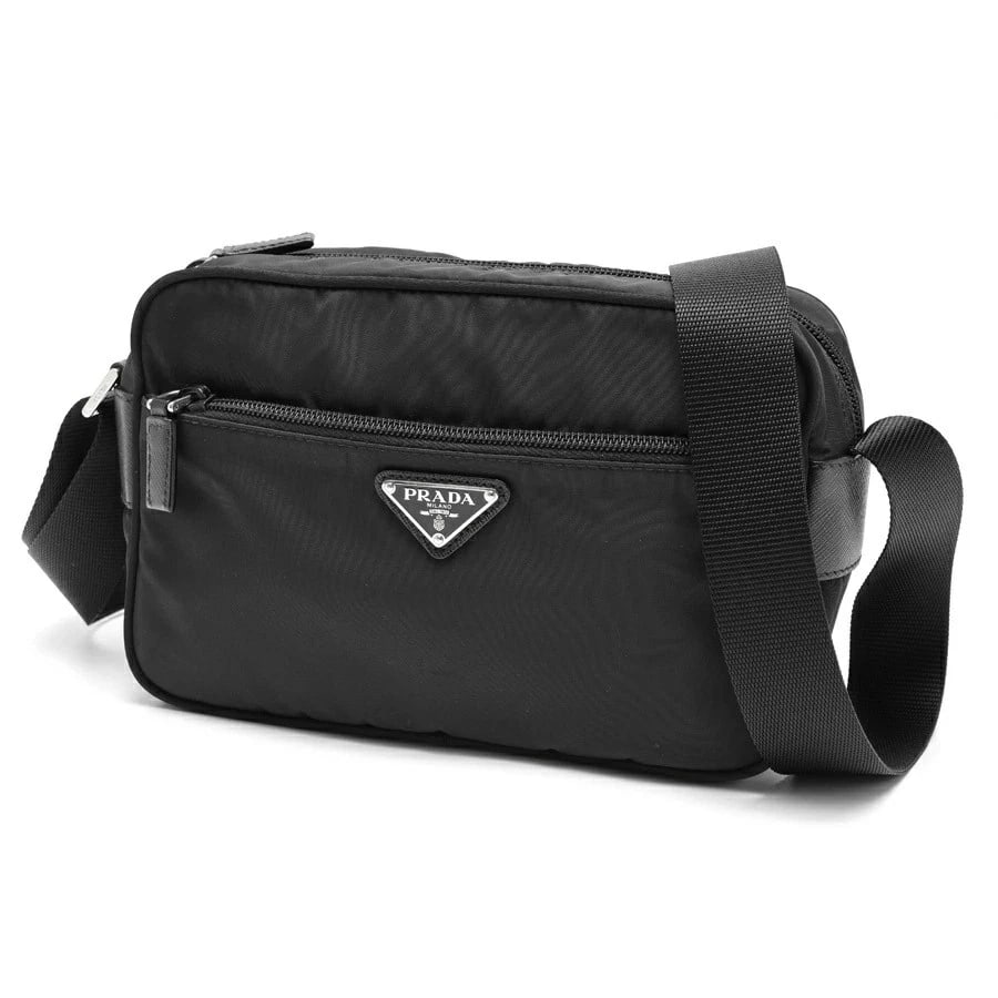 PRADA SHOULDER BAG CAMERA BAG NYLON BLACK (1 of 6)