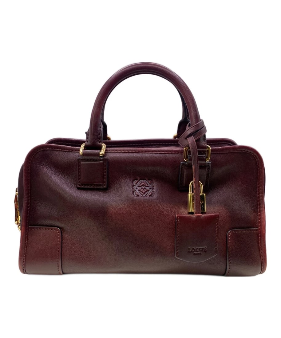 LOEWE LEATHER WINE RED HANDBAG (1 of 10)