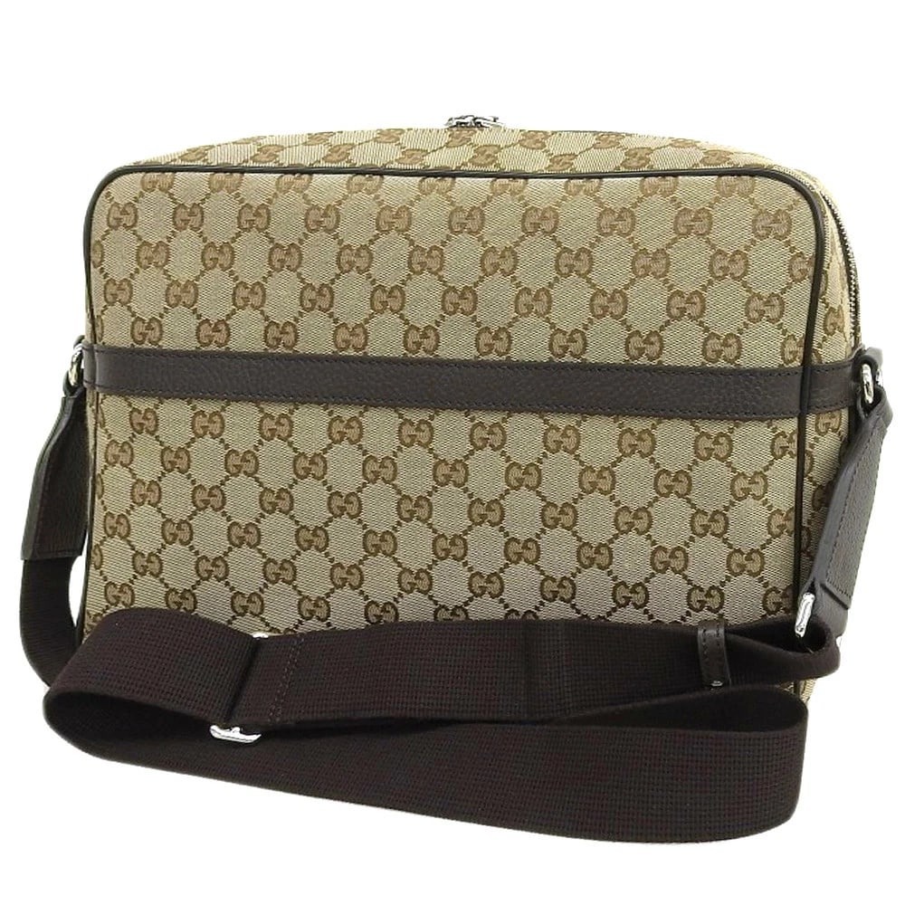 GUCCI SHOULDER BAG GG CANVAS (1 of 5)