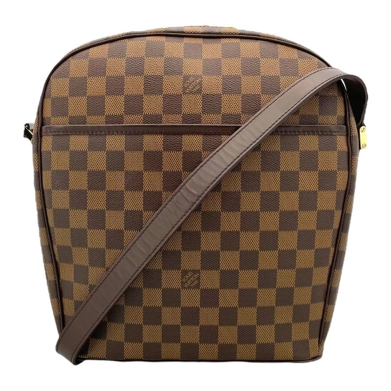 LOUIS VUITTON IPANEMA GM SHOULDER BAG: LOUIS VUITTON Ipanema GM Shoulder Bag Brand: LOUIS VUITTON Type: Shoulder Bag Material: Damier Color: Brown Size: W8.7 x H11.8x D3.0inch Shoulder:34.6inch Accessories: None Accessories
