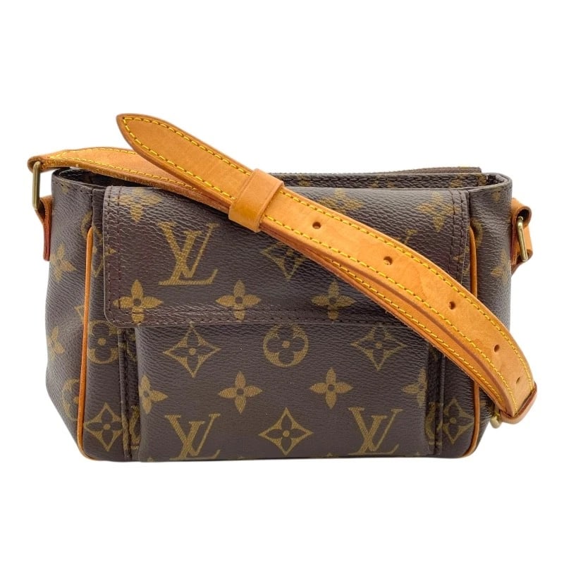 LOUIS VUITTON VIVASITE PM SHOULDER BAG: LOUIS VUITTON Vivasite PM Shoulder Bag Brand: LOUIS VUITTON Type: Shoulder Bag Material: Monogram canvas Color: Brown Size: W7.9 x H5.1x D3.5inch Shoulder:43.3inch Accessories: None Access