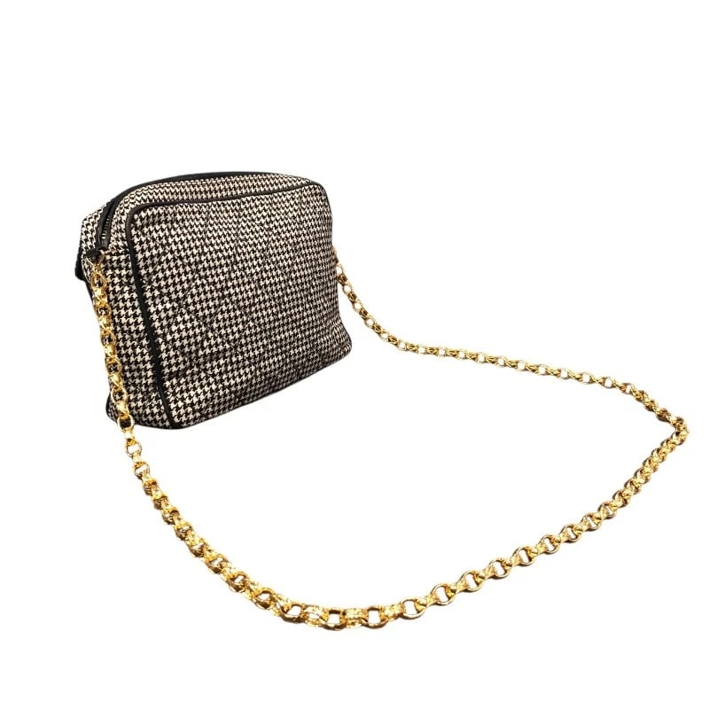 CHANEL HOUNDSTOOTH CHAINSHOULDER BAG - 2