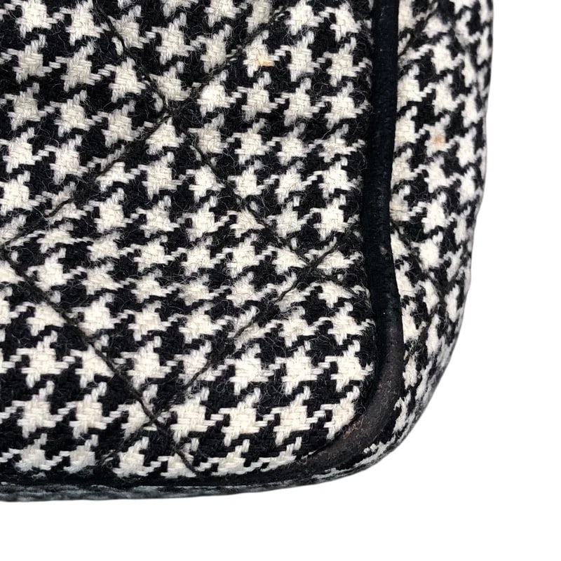 CHANEL HOUNDSTOOTH CHAINSHOULDER BAG - 8