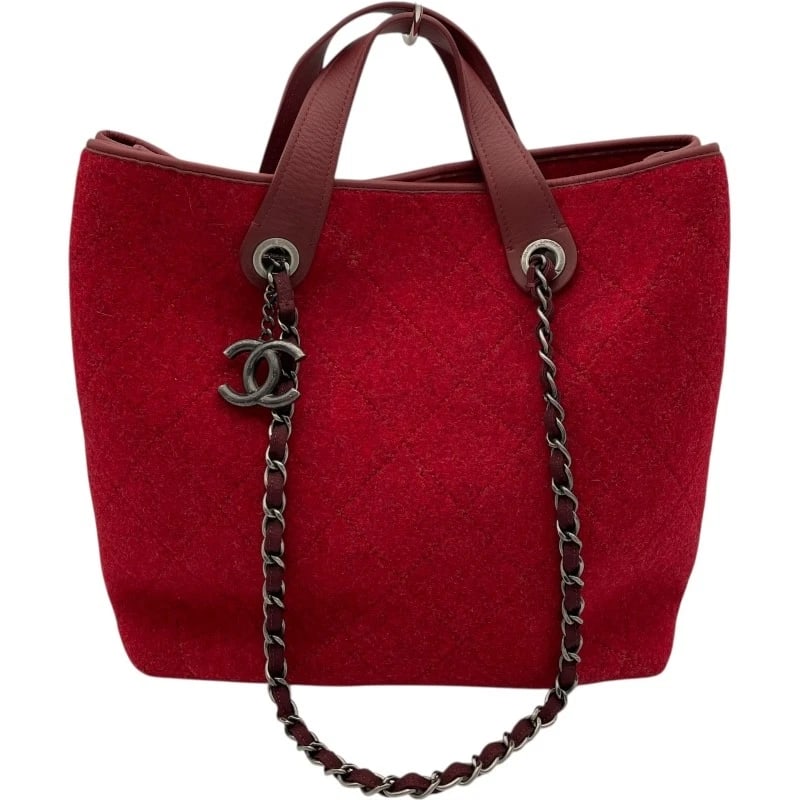 CHANEL 2WAY CHAIN TOTE BAG (1 of 9)