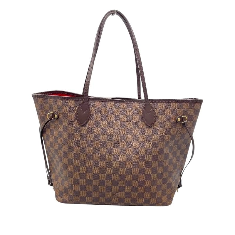LOUIS VUITTON NEVERFULL MM TOTE BAG: LOUIS VUITTON Neverfull MM Tote Bag Brand: LOUIS VUITTON Type: Tote Bag Material: Damier canvas Color: Ebene Size: W12.6 x H11.4x D6.5inch Accessories: None Accessories Notice: When purcha