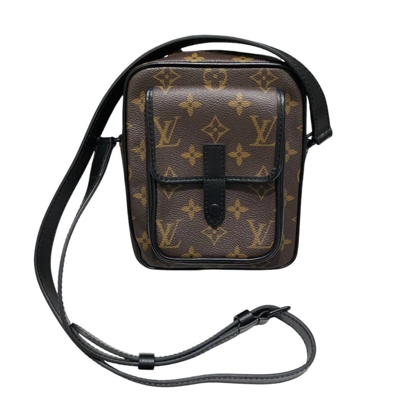 LOUIS VUITTON CHRISTOPHER WEARABLE WALLET SHOULDER BAG: LOUIS VUITTON Christopher Wearable Wallet Shoulder Bag Brand: LOUIS VUITTON Type: Shoulder Bag Material: Monogram Macasa Color: Brown Size: W5.9 x H7.1x D2.0inch Shoulder:44.5inch 