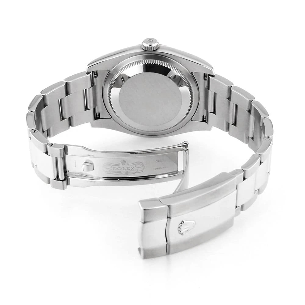 ROLEX DATEJUST SILVER WATCH - 5