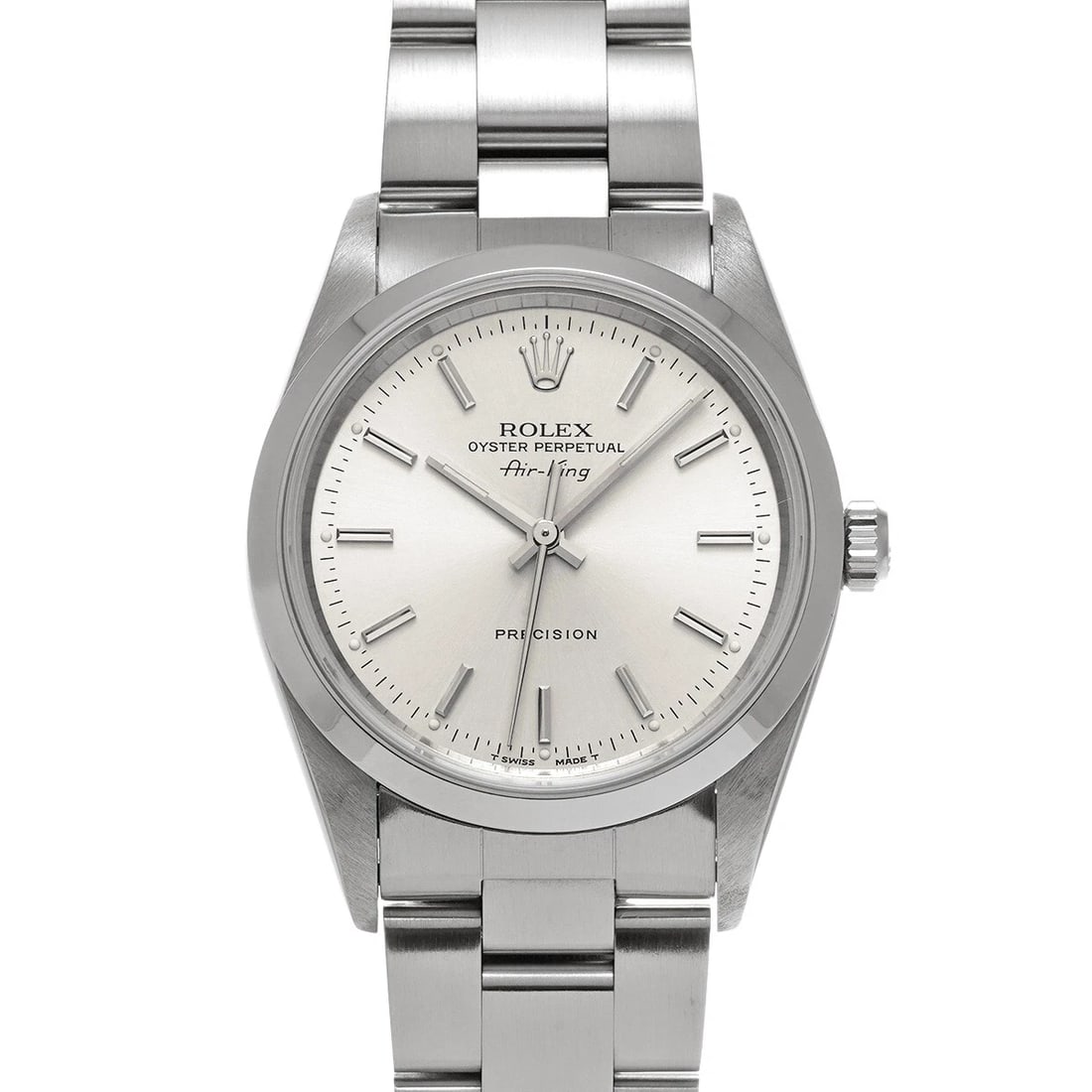 ROLEX AIRKING SILVER WATCH (1 of 4)