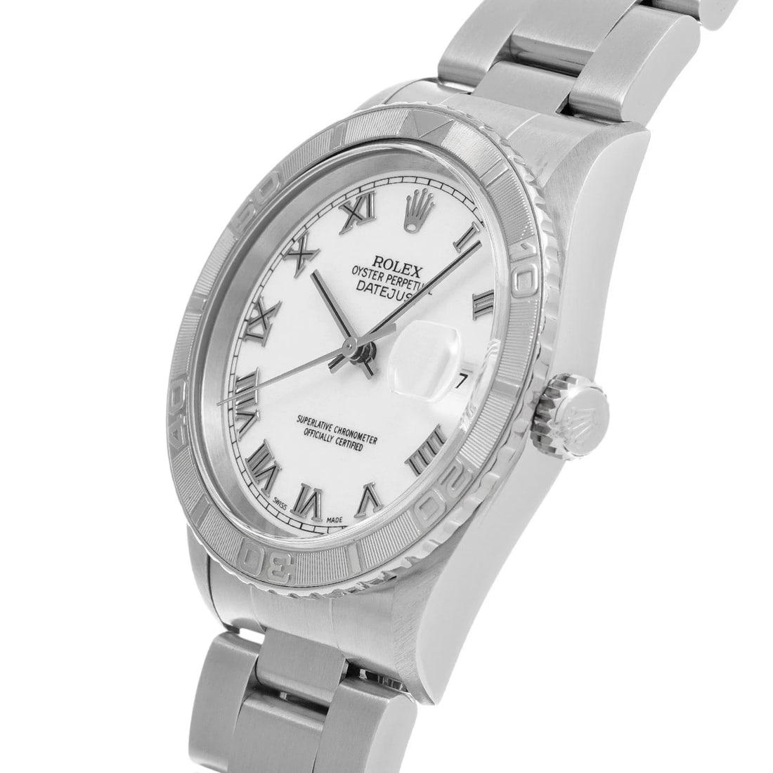 ROLEX DATEJUST THUNDERBIRD WHITE WATCH - 2