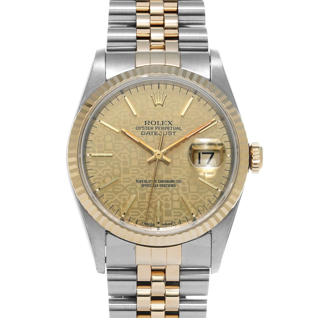 ROLEX DATEJUST CHAMPAGNE COMPUTER WATCH: ROLEX Datejust Champagne computer WATCH Brand: ROLEX Type: Wristwatch Material: Band Material Stainless steel/Yellow Gold, Case Material Stainless steel Color: Dial Color Champagne computer Size: