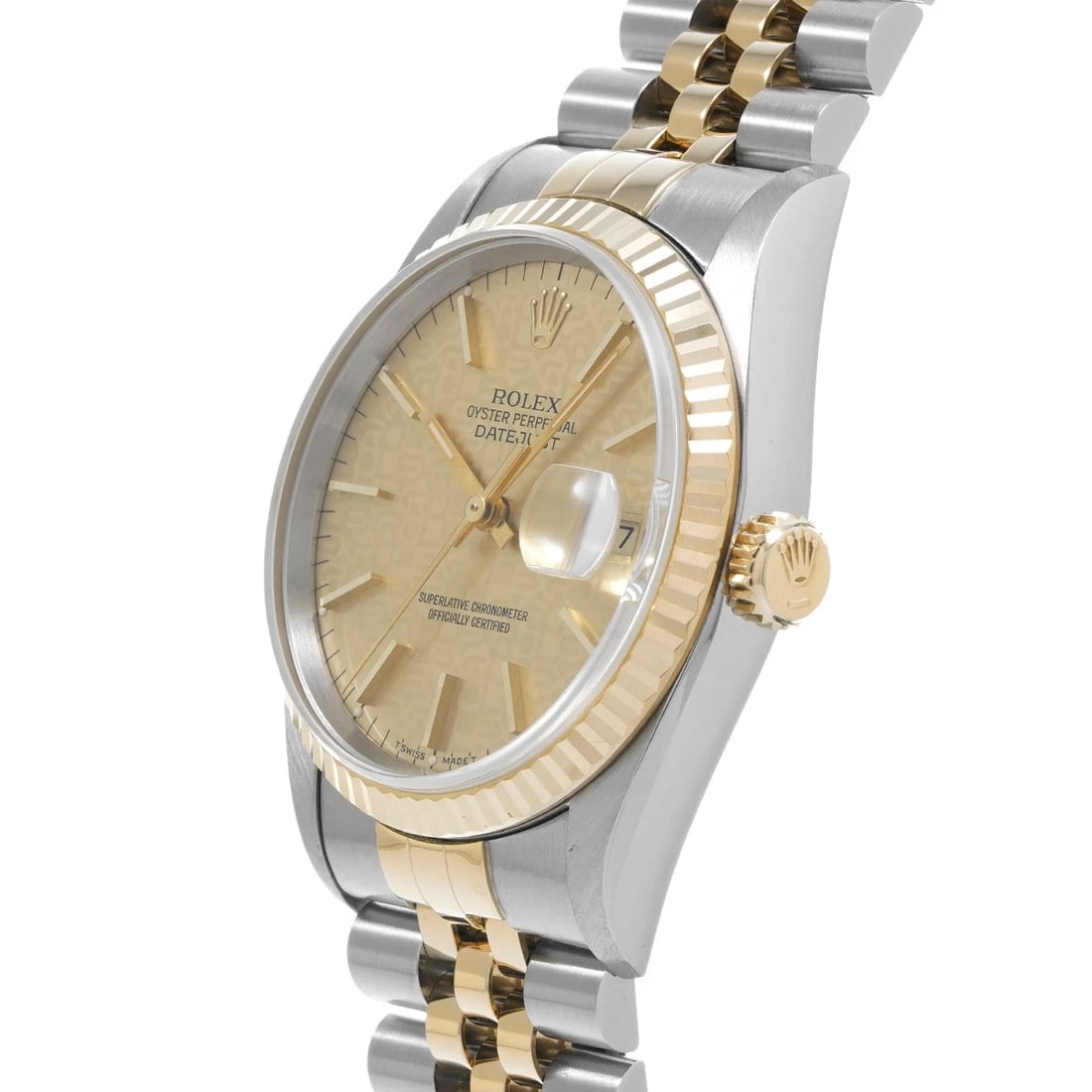 ROLEX DATEJUST CHAMPAGNE COMPUTER WATCH - 2