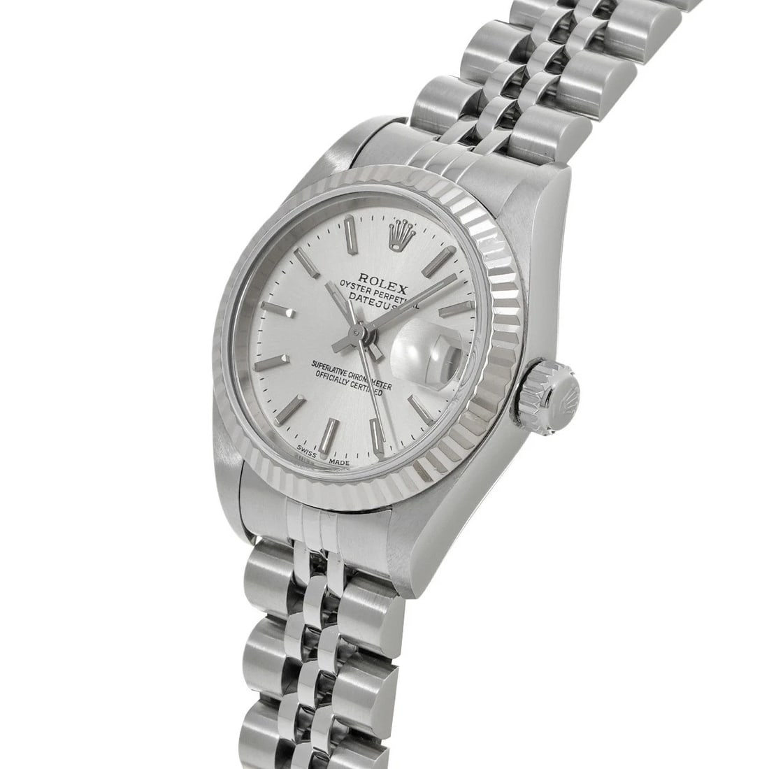 ROLEX DATEJUST SILVER WATCH - 2