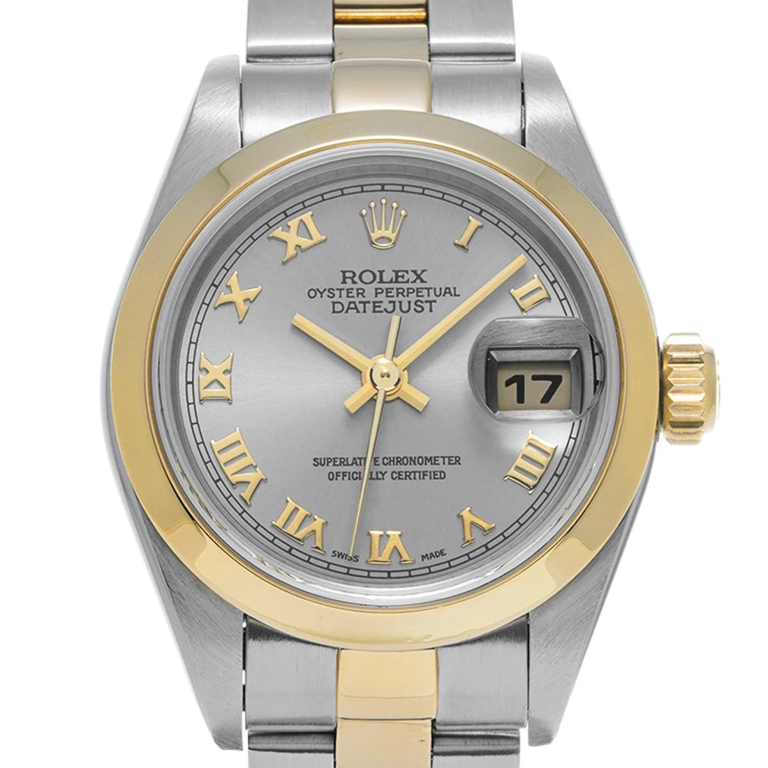 ROLEX DATEJUST GRAY WATCH - 4