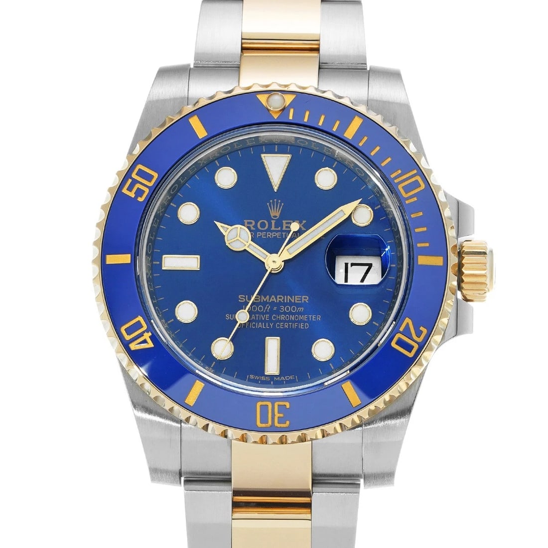 ROLEX SUBMARINER BLUE WATCH (1 of 4)