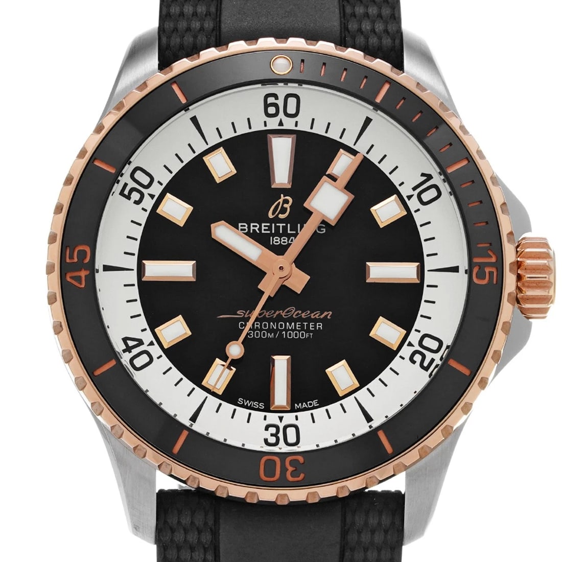 BREITLING SUPEROCEAN BLACK WATCH - 4