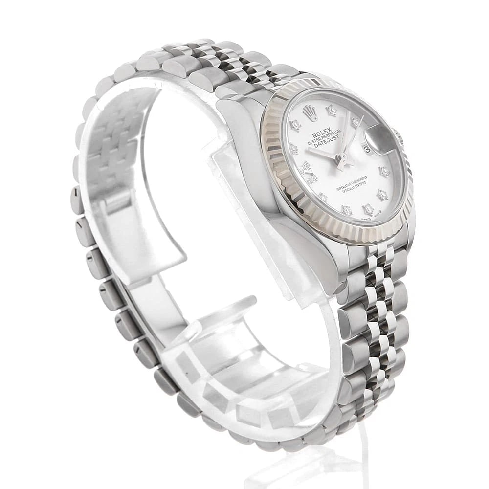 ROLEX DATEJUST SILVER WATCH - 3