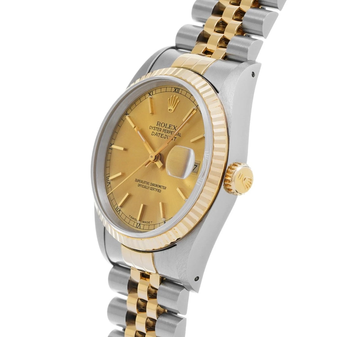 ROLEX DATEJUST CHAMPAGNE WATCH - 2