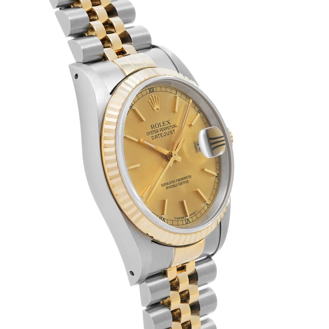 ROLEX DATEJUST CHAMPAGNE WATCH - 3
