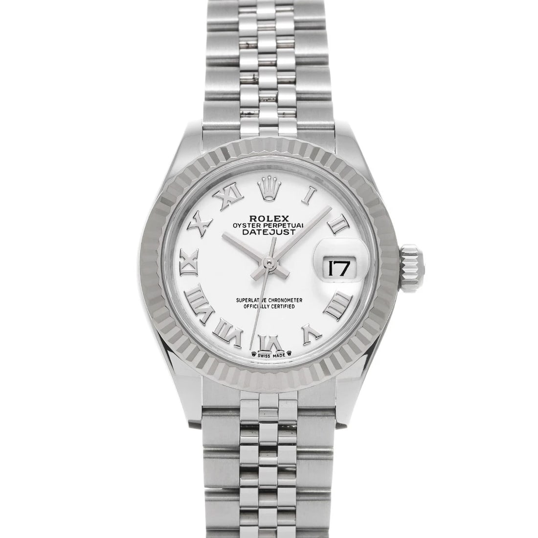 ROLEX DATEJUST WHITE WATCH: ROLEX Datejust white WATCH Brand: ROLEX Type: Wristwatch Material: Band Material Stainless steel, Case Material Stainless steel Color: Dial Color white Size: Case H/about 28mm W/about 28mm D/about