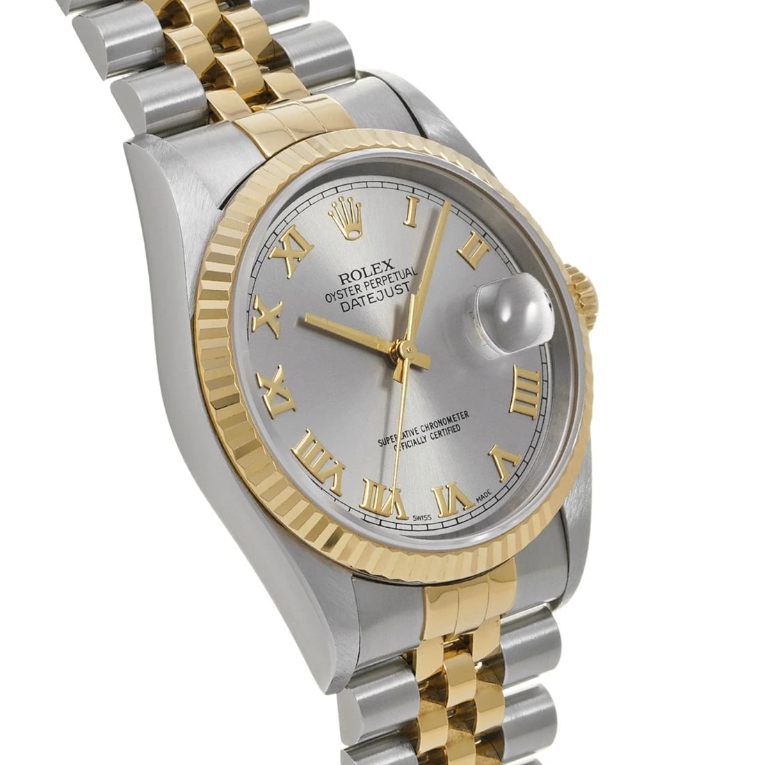 ROLEX DATEJUST GRAY WATCH - 3